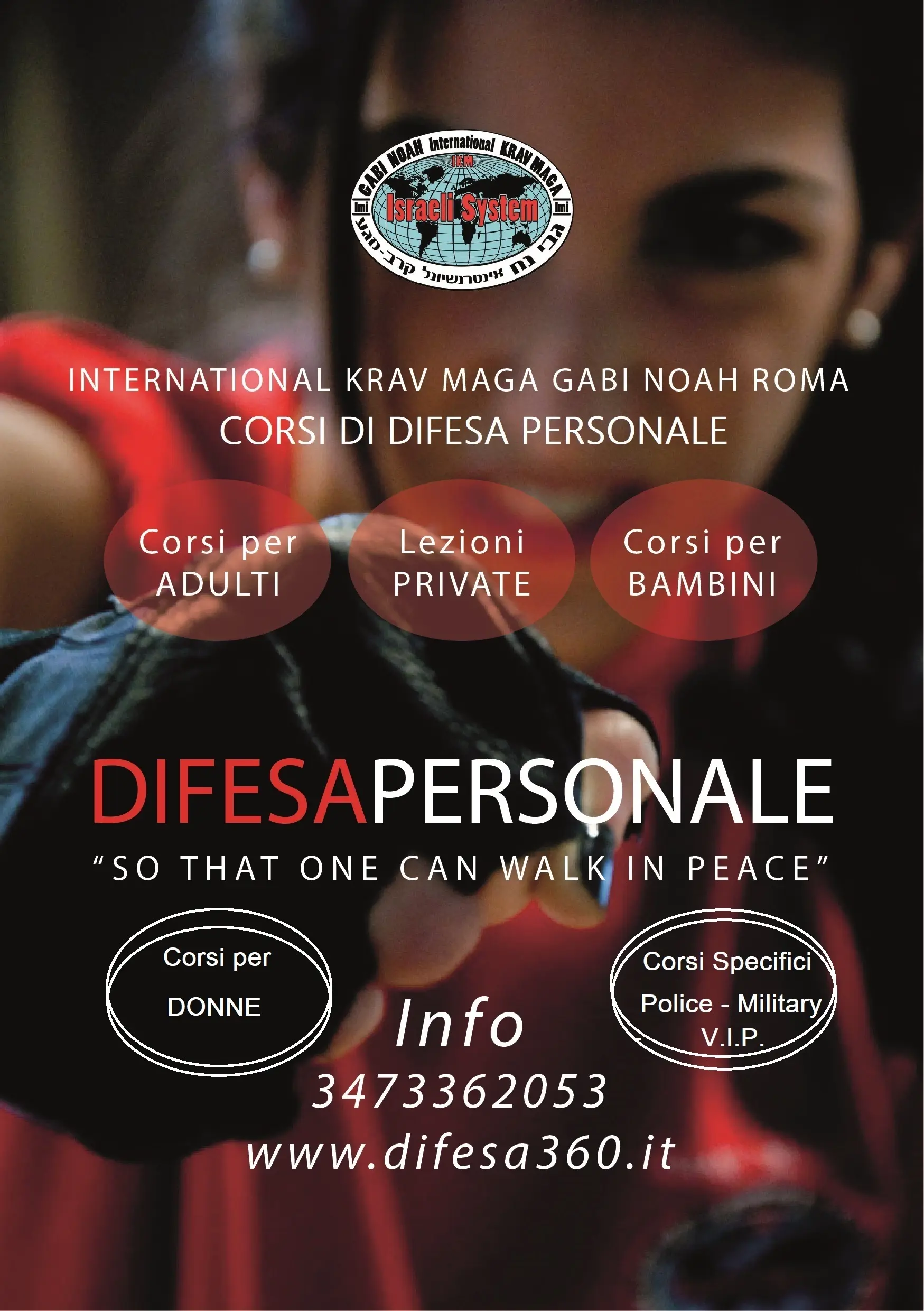 IKM Roma — volantino corso Krav Maga adulti